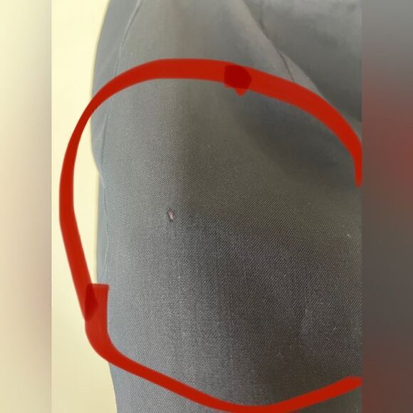 Burberry Navy Blue Vintage Burberry’s 100% Wool Academia Pencil Skirt Size 8 - Picture 8 of 12